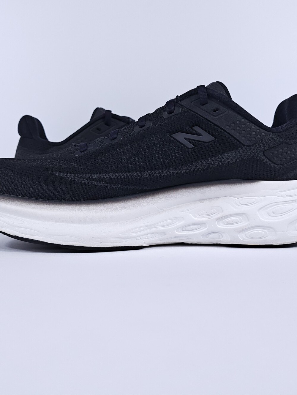 New Balance 1080 v13 Mens 12.5 Wide 2E Max Cushion Road Running Shoes Black - Picture 9 of 16